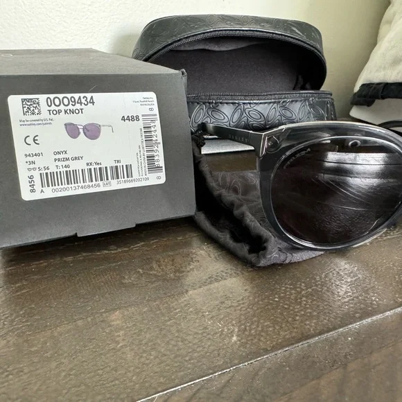 New Oakley Top Knot Onyx PRIZM Grey Carbon Black Women  display picture 1